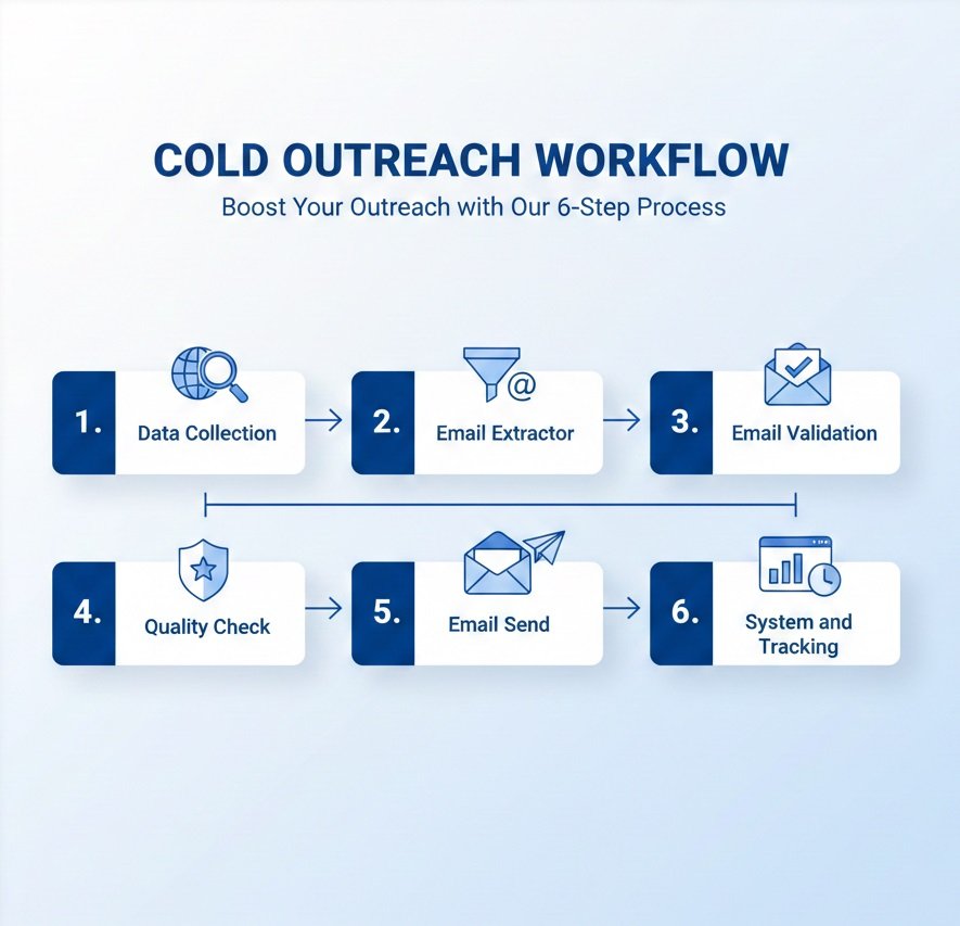agency level cold outreach system 6 step complete guide timesolutionz