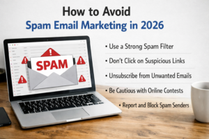 how to avoid spam email marketing 2026 clean inbox concept
