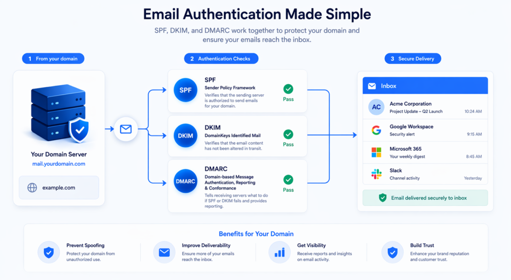 SPF DKIM DMARC Setup Guide for New Domains