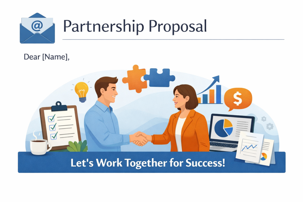 writing professional partnership email for collaboration