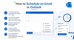 How to schedule an email in Outlook step by step