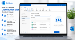 Creating distribution list in Outlook with multiple contacts grouped together